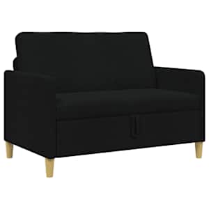 Sofa s úložným prostorem Černá 122 x 78 x 87 cm Polyester - obrázek 2
