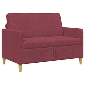 Sofa s úložným prostorem Víno Červené 122 x 78 x 87 cm - obrázek 2