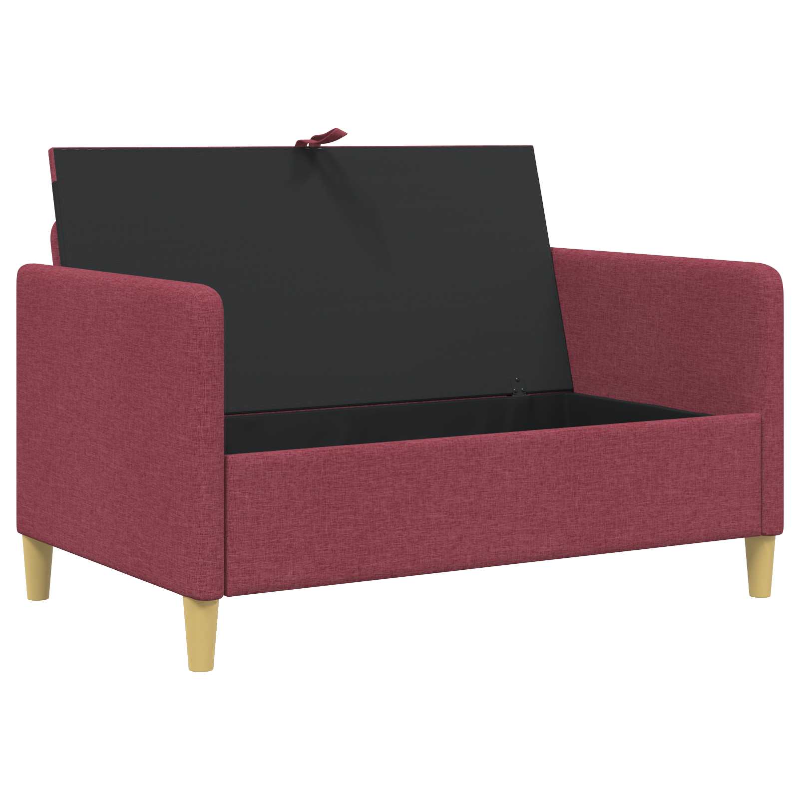 Sofa s shrambo Vinorodna rdeča 122 x 78 x 87 cm Poliester - slika 4