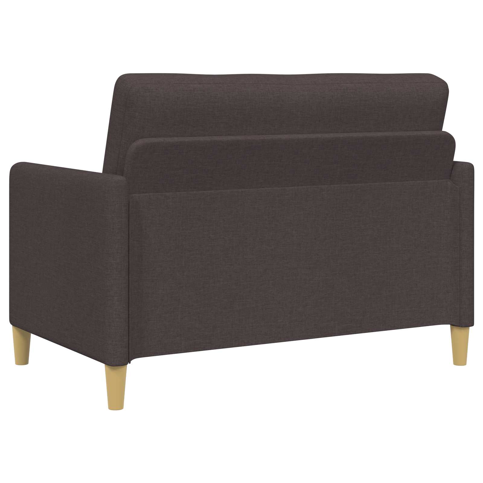 Sofa s shrambo Temno rjava 122 x 78 x 87 cm Poliester - slika 5