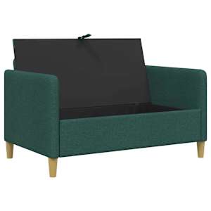 Sofa s úložným prostorem Tmavě zelená 122 x 78 x 87 cm - obrázek 4