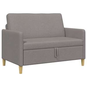 Sofa s úložným prostorem Taupe 122 x 78 x 87 cm Polyester - obrázek 2