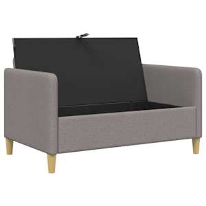 Sofa s úložným prostorem Taupe 122 x 78 x 87 cm Polyester - obrázek 4