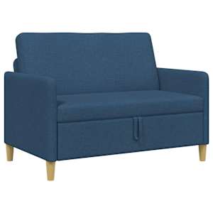 Sofa s úložným prostorem Modrá 122 x 78 x 87 cm Polyester - obrázek 2