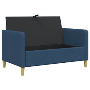 Sofa s úložným prostorem Modrá 122 x 78 x 87 cm Polyester - obrázek 4
