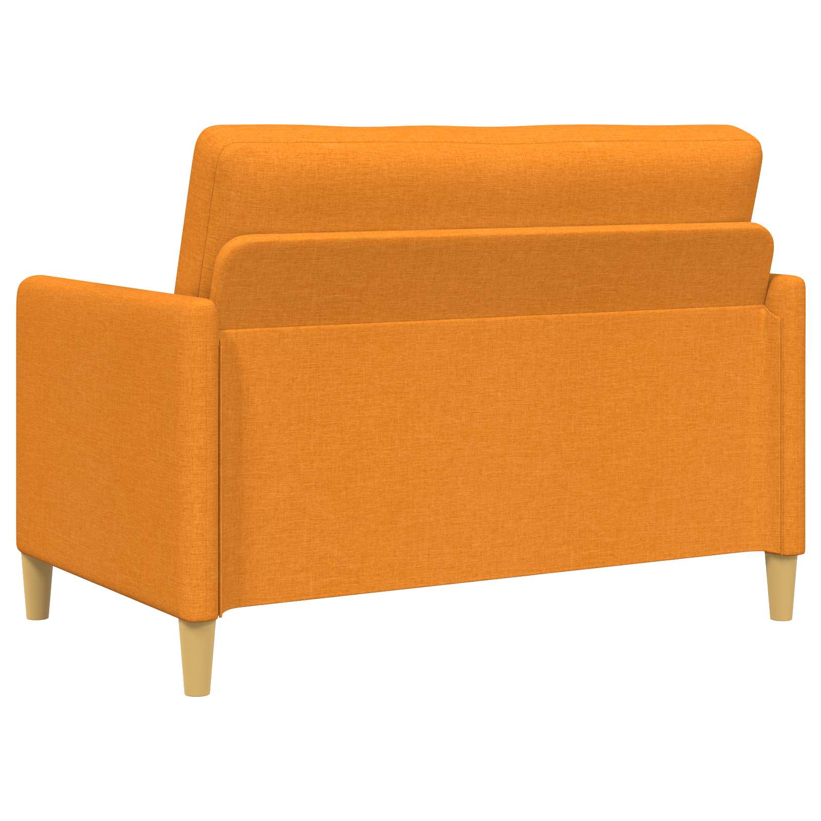 Sofa s shrambo Temno rumena 122 x 78 x 87 cm Poliester - slika 4