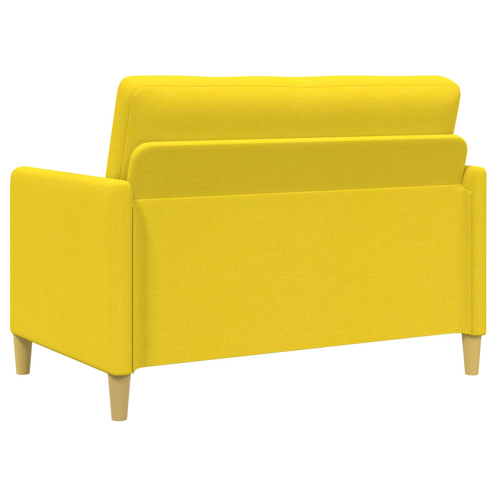 Sofa s shrambo Svetlo rumena 122 x 78 x 87 cm Poliester - slika 5
