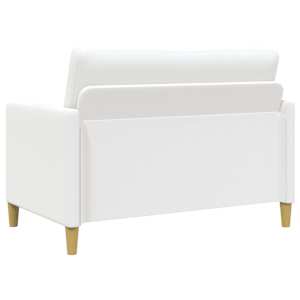 Sofa s úložným prostorem Bílá 122 x 78 x 87 cm Polyester - obrázek 4