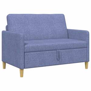 Sofa s úložným prostorem Modrá džínovina 122 x 78 x 87 cm - obrázek 2