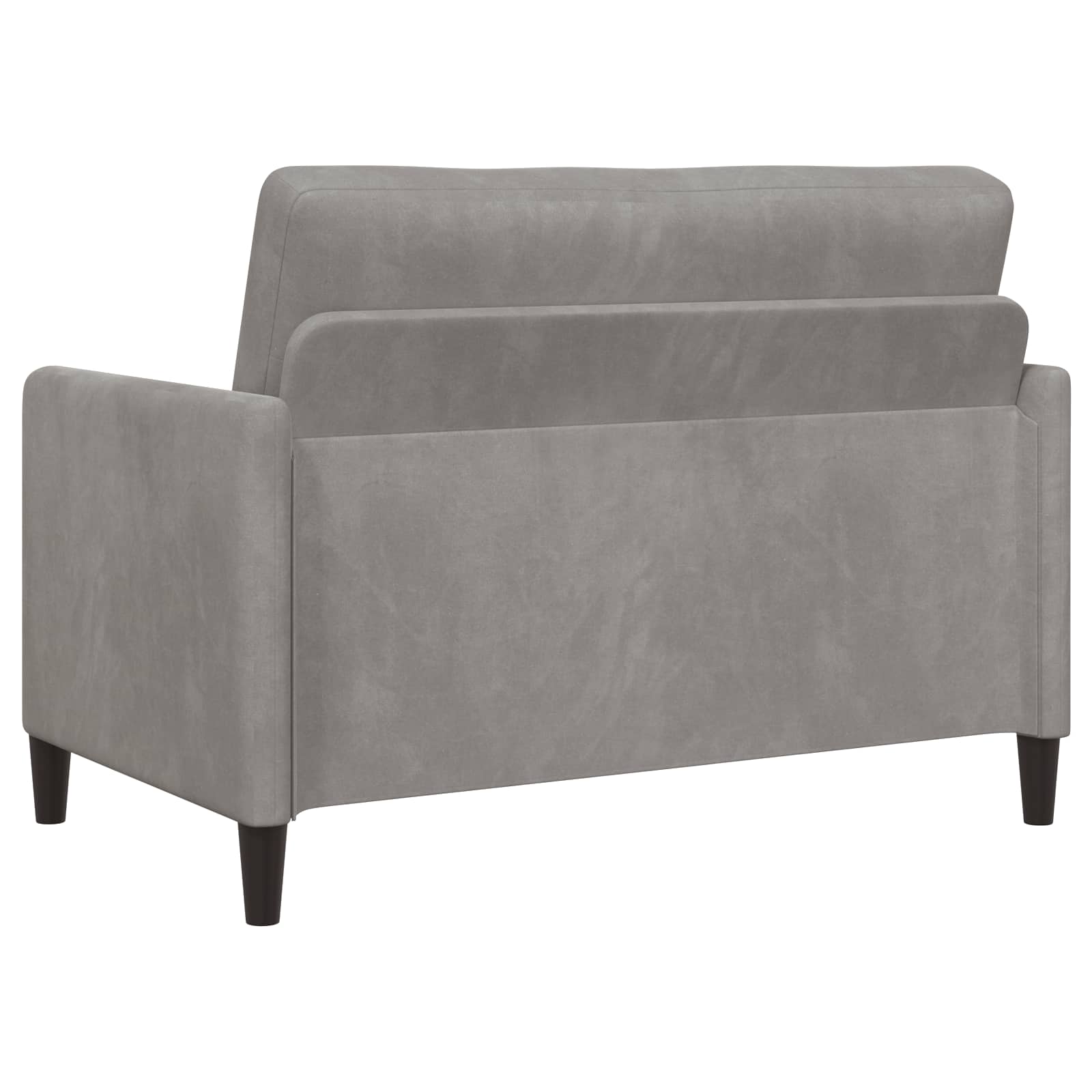 Sofa s shrambo Svetlo siva 122 x 78 x 87 cm Poliester - slika 5