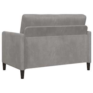 Sofa s úložným prostorem Světle šedá 122 x 78 x 87 cm Polyester - obrázek 5
