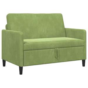 Sofa s úložným prostorem Světlá zelená 122 x 78 x 87 cm - obrázek 2