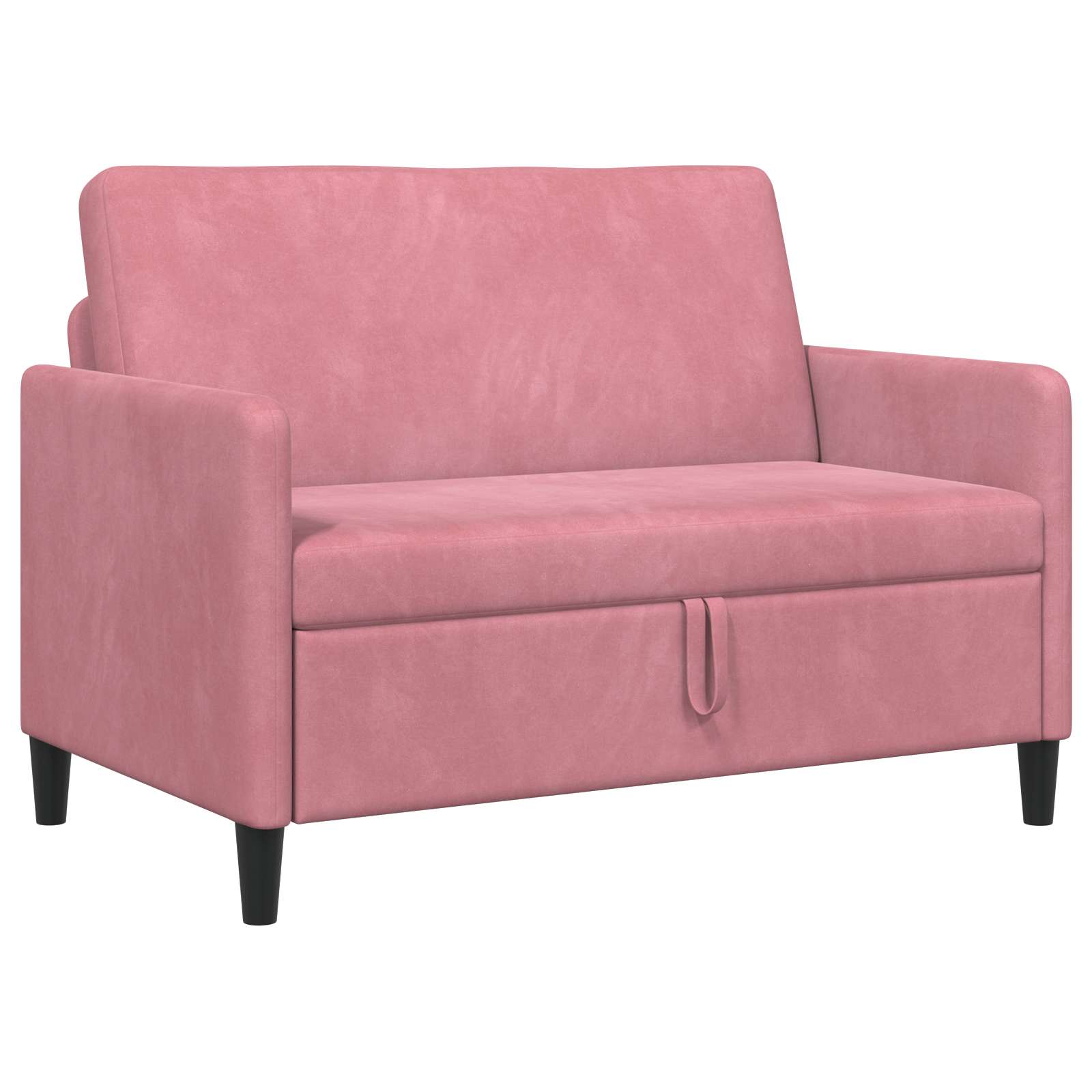 VidaXL Sofa Met Opbergruimte Roze 122 X 78 X 87 Cm Polyester