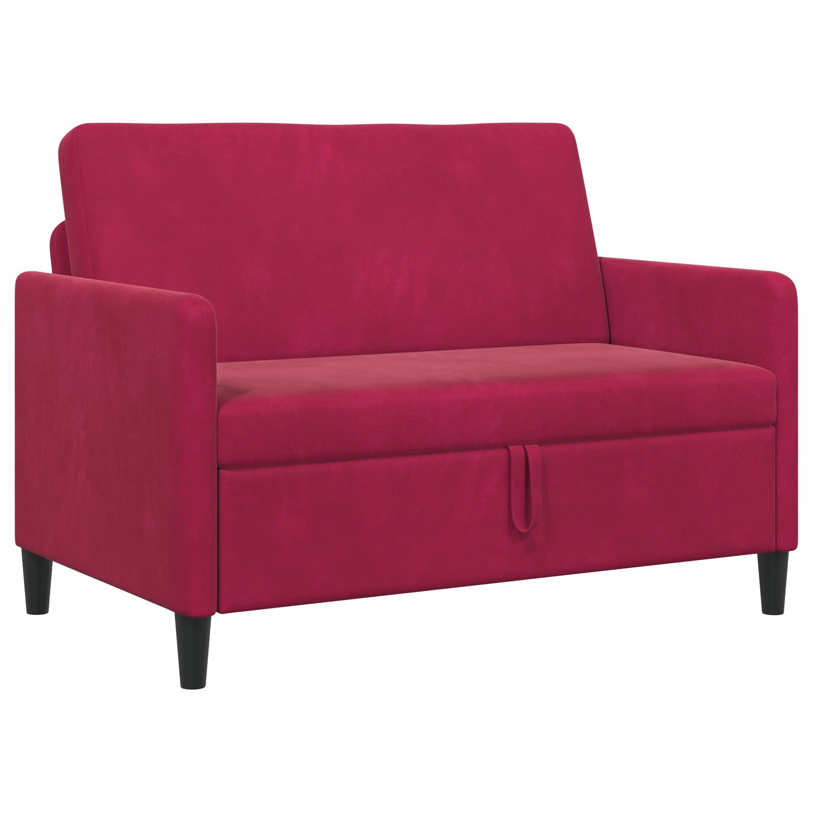 Sofa s shrambo Vinorodna rdeča 122 x 78 x 87 cm Poliester - slika 2