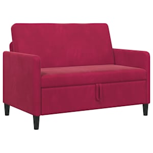Sofa s úložným prostorem Víno Červené 122 x 78 x 87 cm - obrázek 2