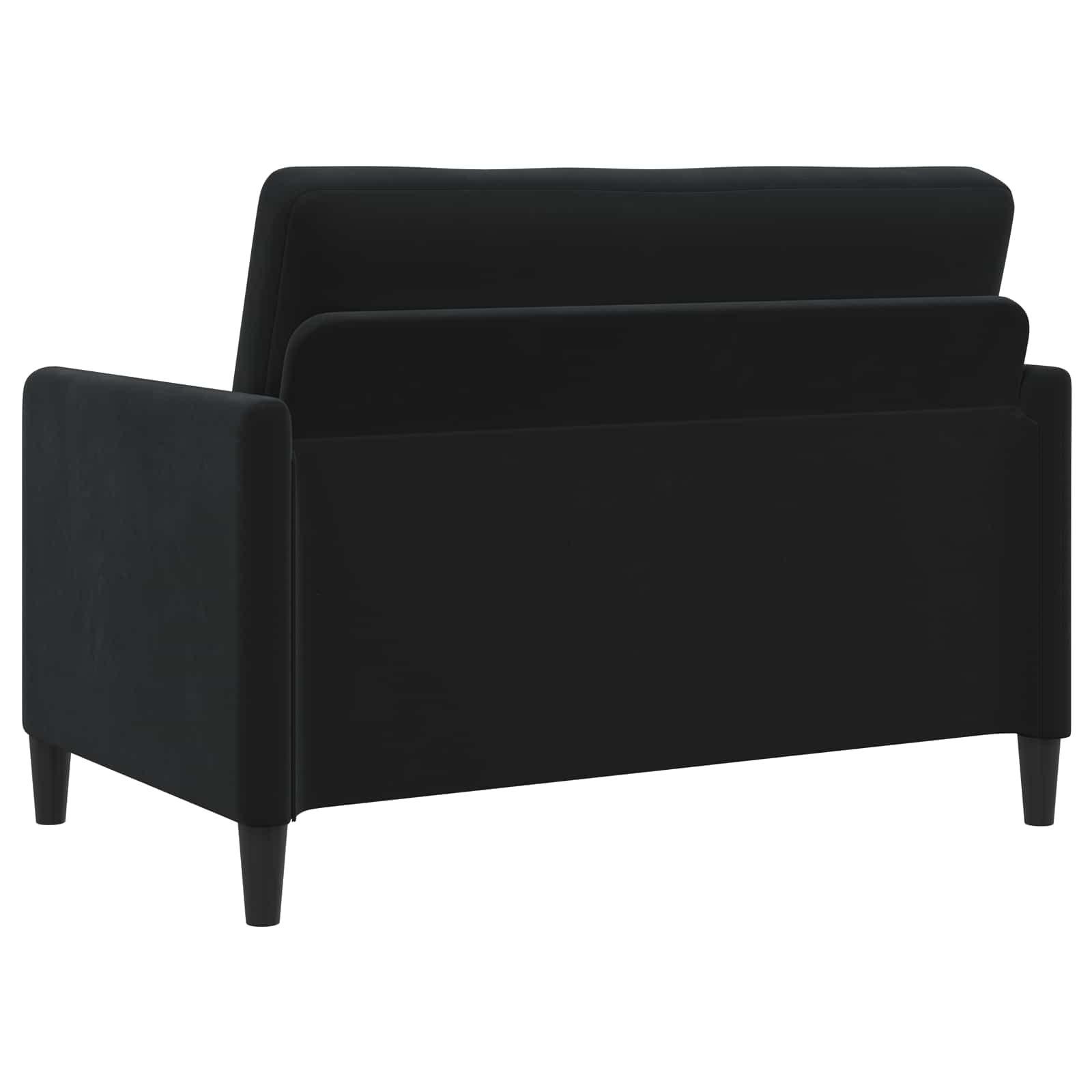 Sofa s shrambo Črna 122 x 78 x 87 cm Poliester - slika 5