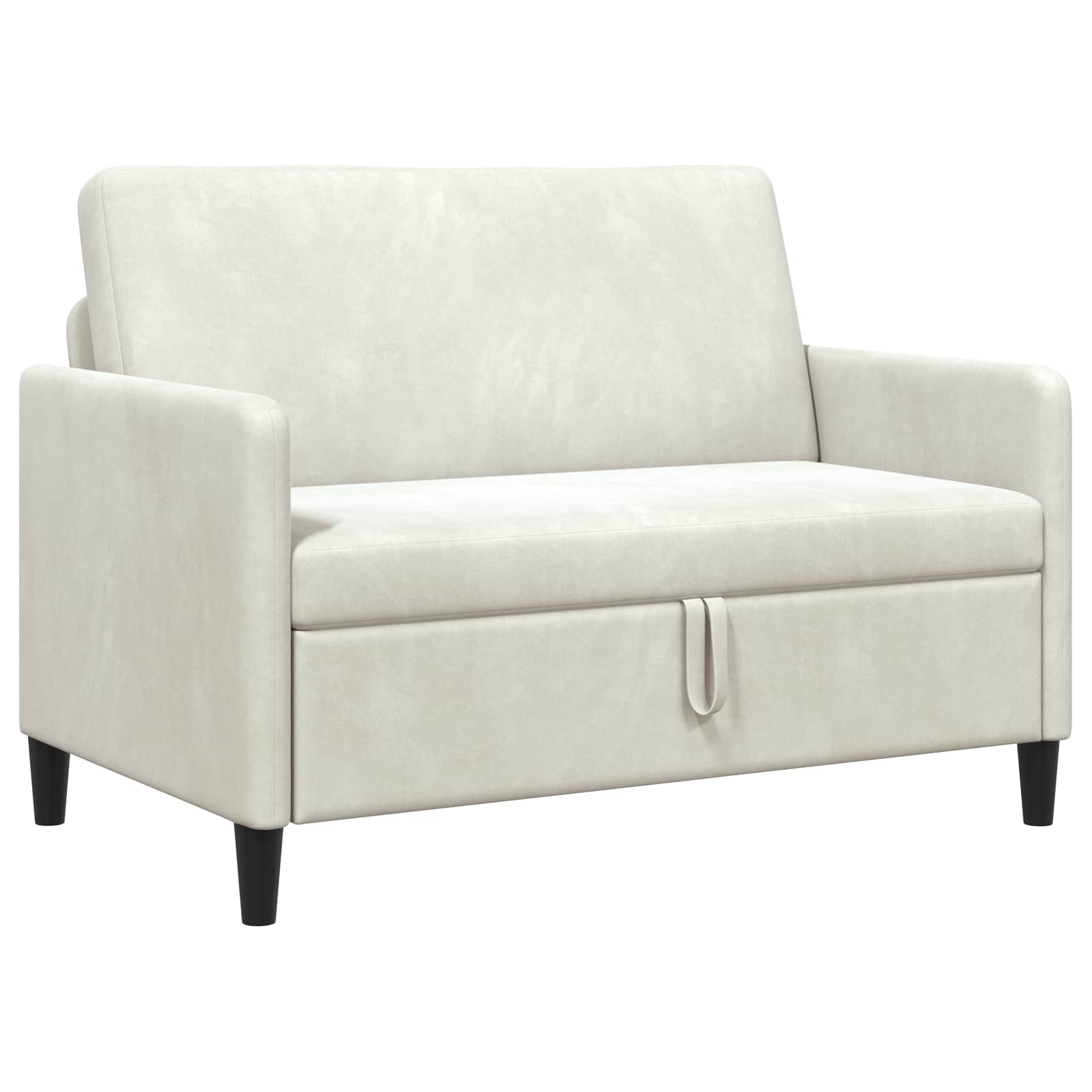 Sofa s shrambo Krem 122 x 78 x 87 cm Poliester - slika 2