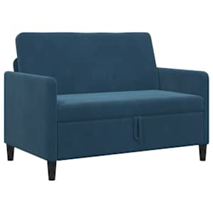 Sofa s úložným prostorem Modrá 122 x 78 x 87 cm Polyester - obrázek 2
