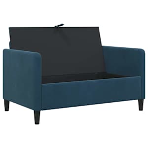 Sofa s úložným prostorem Modrá 122 x 78 x 87 cm Polyester - obrázek 4