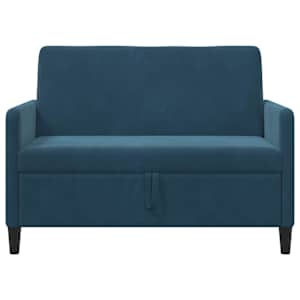 Sofa s úložným prostorem Modrá 122 x 78 x 87 cm Polyester - obrázek 5