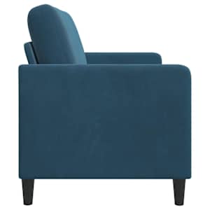 Sofa s úložným prostorem Modrá 122 x 78 x 87 cm Polyester - obrázek 6