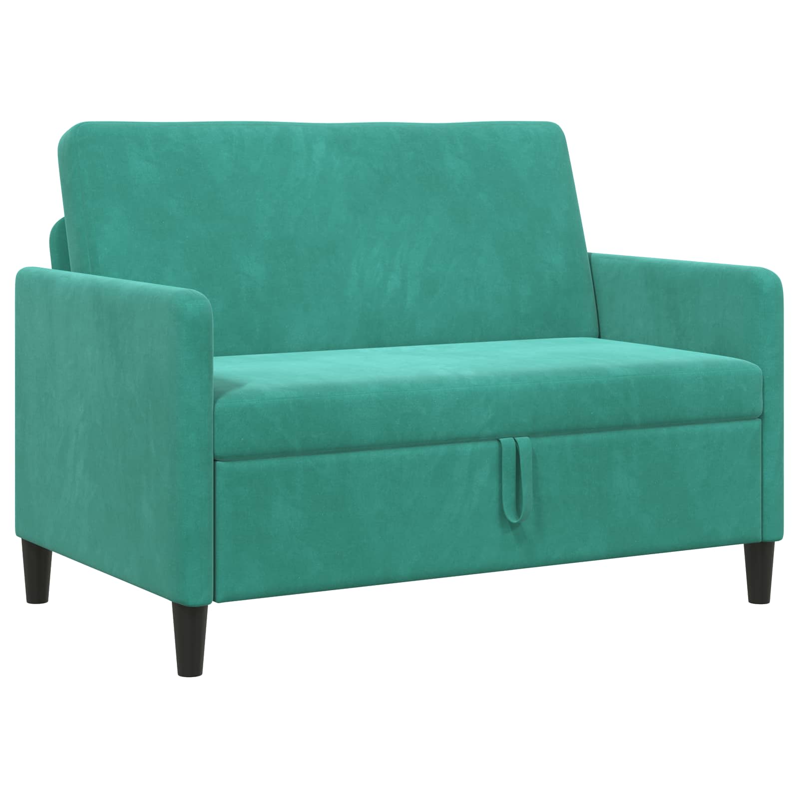 vidaXL Sofa mit Stauraum Türkis 122 x 78 x 87 cm Polyester – Bild 2