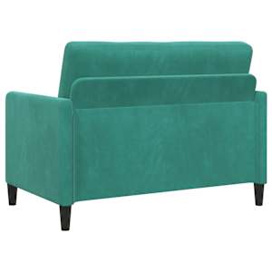 Sofa s úložným prostorem Tyrkysová 122 x 78 x 87 cm Polyester - obrázek 5