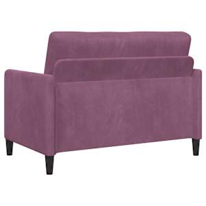 Sofa s úložným prostorem Fialová 122 x 78 x 87 cm Polyester - obrázek 5