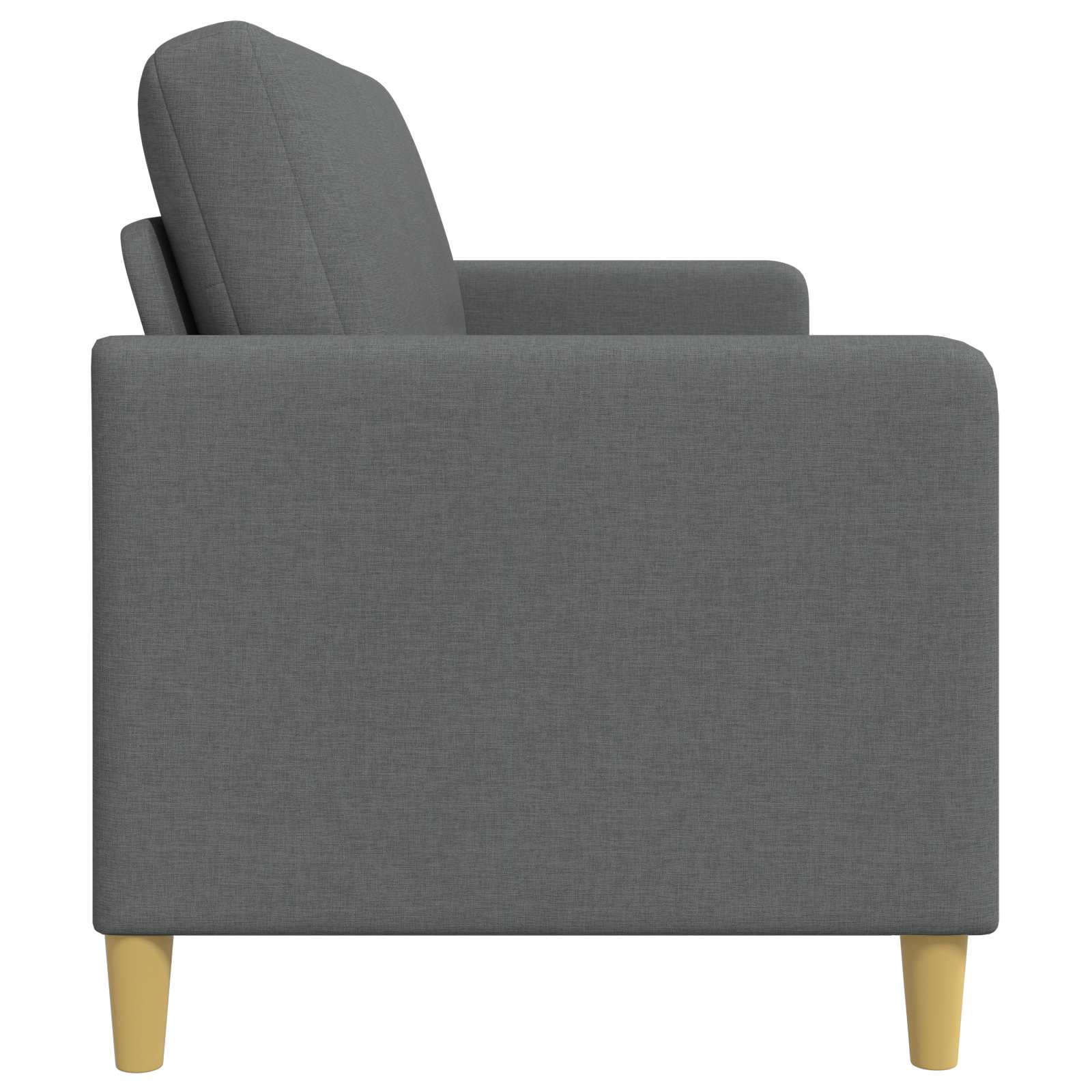 Sofa mit Stauraum Dunkelgrau 152 x 78 x 87 cm Polyester – Ansicht 5