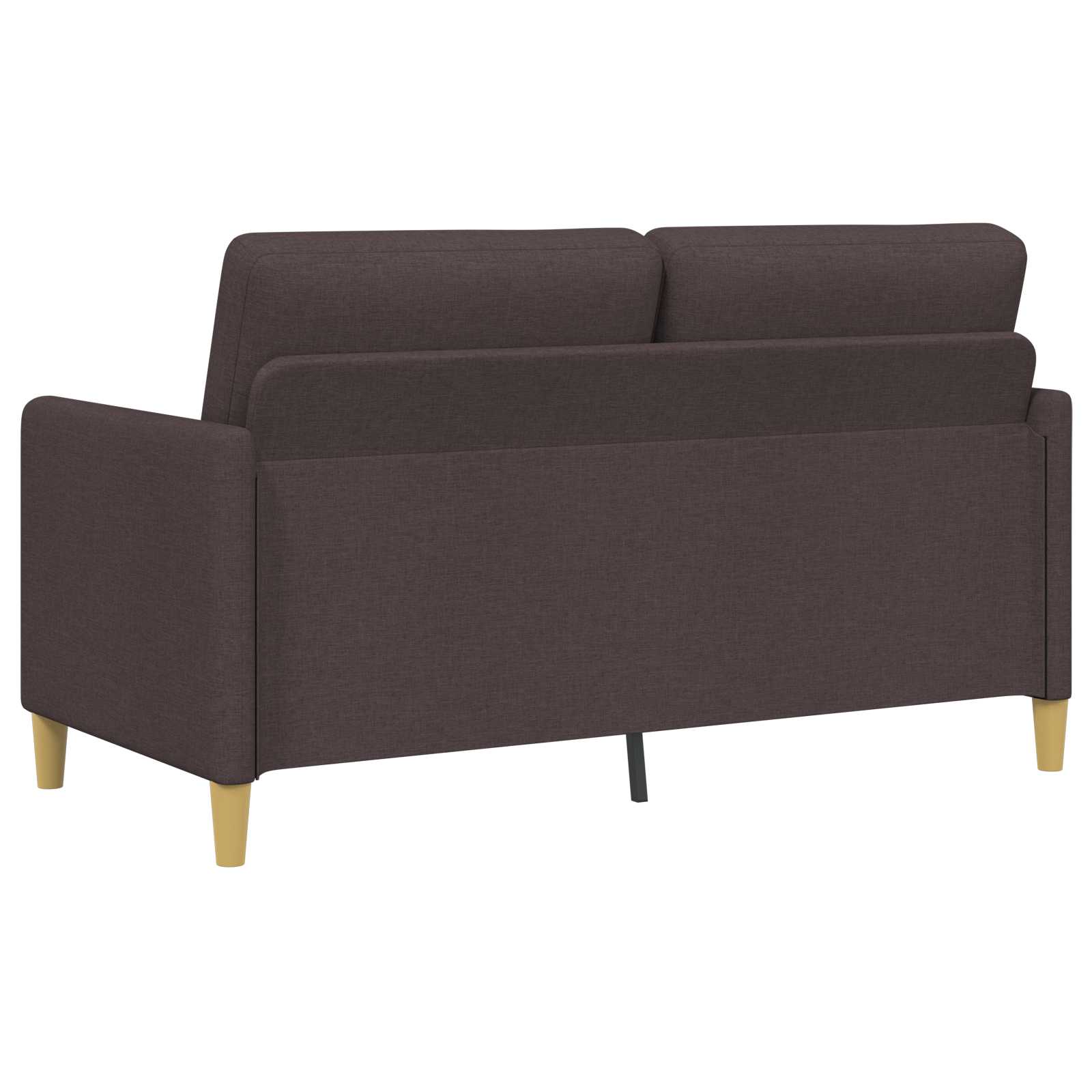 Sofa s shrambo Temno rjava 152 x 78 x 87 cm Poliester - slika 5
