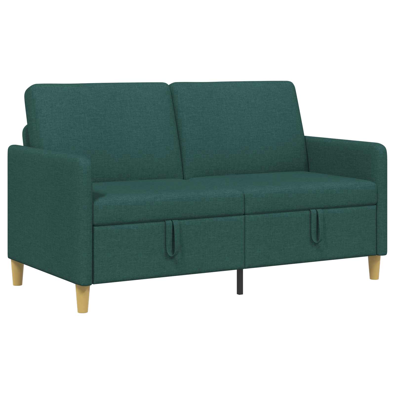 vidaXL Bank met opslag Donkergroen 152 x 78 x 87 cm Polyester groen, foto 3