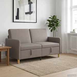 Sofa s shrambo Taupe 152 x 78 x 87 cm Poliester
