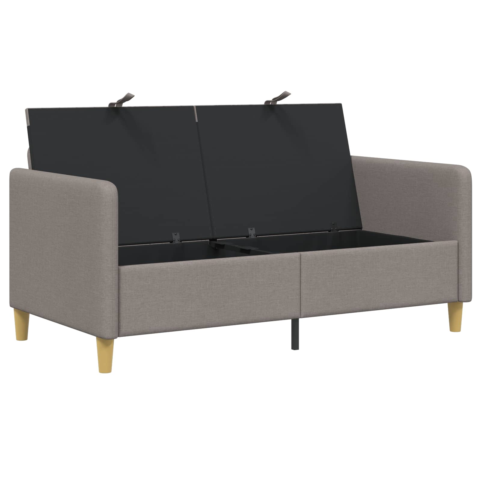 Sofa s shrambo Taupe 152 x 78 x 87 cm Poliester - slika 4