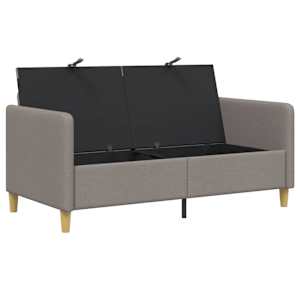 Sofa s úložným prostorem Taupe 152 x 78 x 87 cm Polyester - obrázek 4