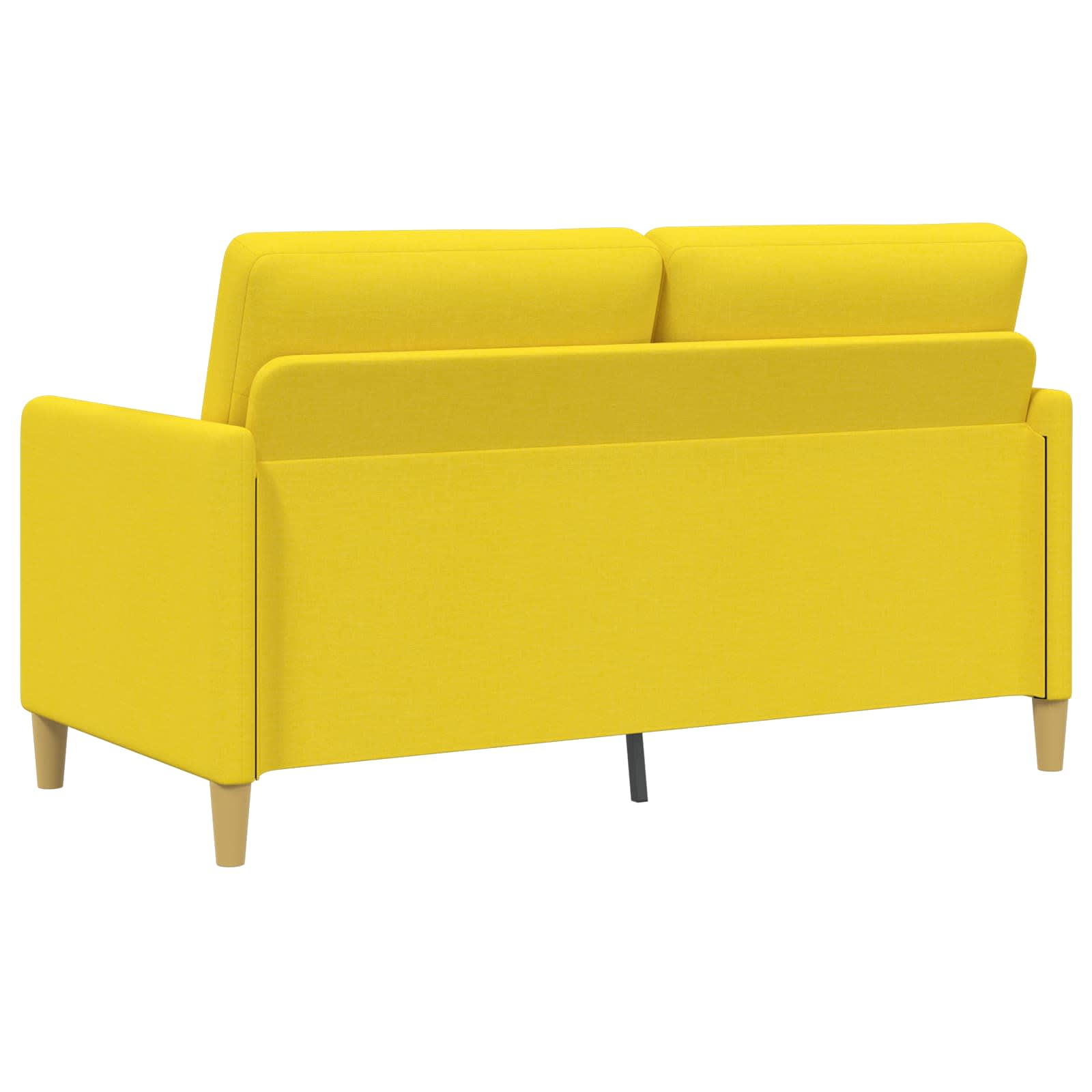 Sofa s shrambo Svetlo rumena 152 x 78 x 87 cm Poliester - slika 5
