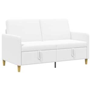 Sofa s úložným prostorem Bílá 152 x 78 x 87 cm Polyester - obrázek 2