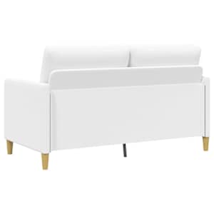 Sofa s úložným prostorem Bílá 152 x 78 x 87 cm Polyester - obrázek 5
