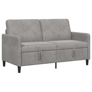 Sofa s úložným prostorem Světle šedá 152 x 78 x 87 cm Polyester - obrázek 2