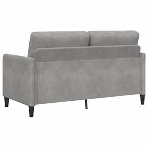 Sofa s úložným prostorem Světle šedá 152 x 78 x 87 cm Polyester - obrázek 5