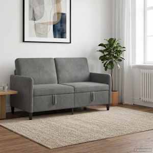 Sofa s shrambo Temno siva 152 x 78 x 87 cm Poliester