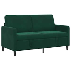 Sofa s úložným prostorem Tmavě zelená 152 x 78 x 87 cm - obrázek 2