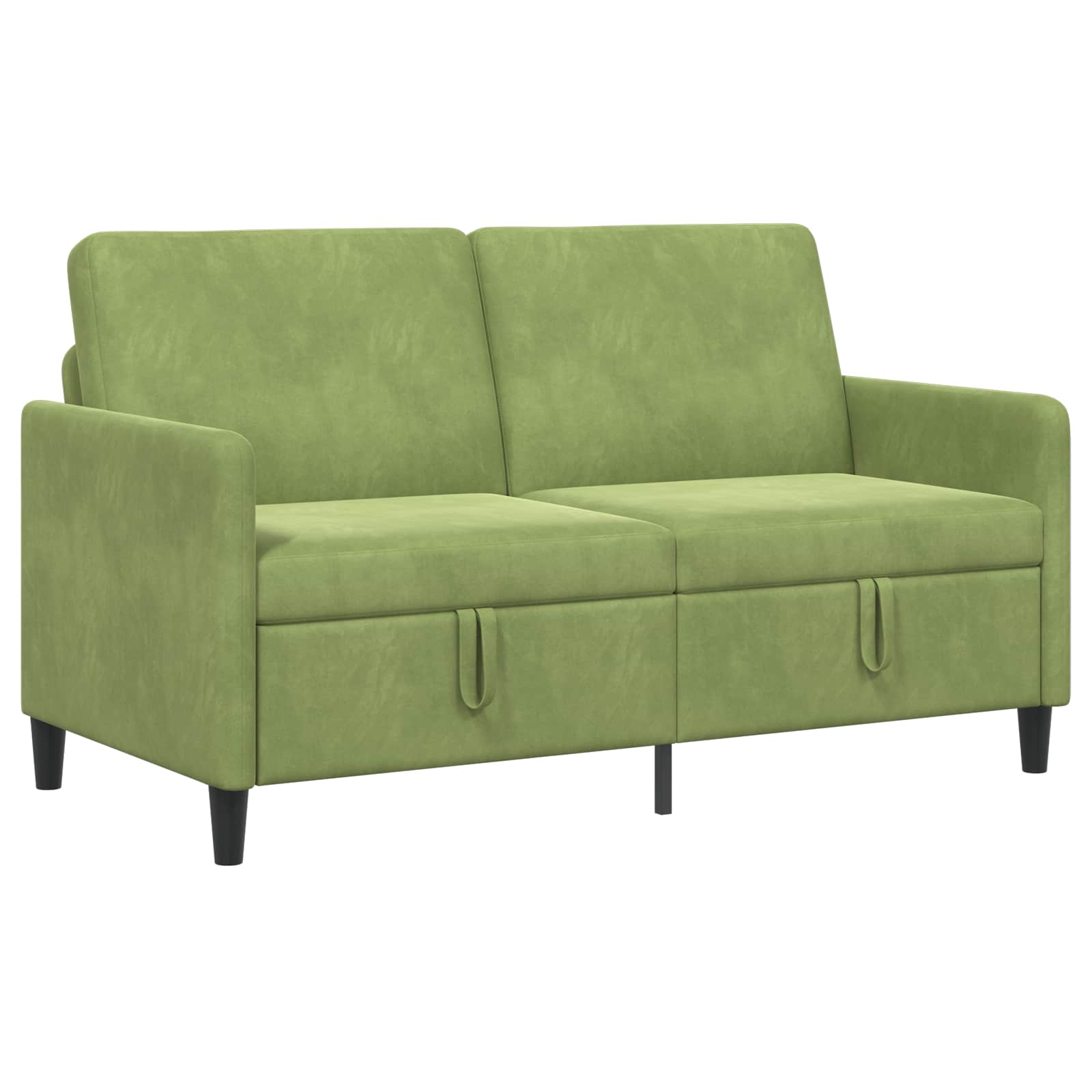 Sofa s shrambo Svetlo zelena 152 x 78 x 87 cm Poliester - slika 2