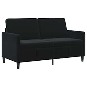 Sofa s úložným prostorem Černá 152 x 78 x 87 cm Polyester - obrázek 2