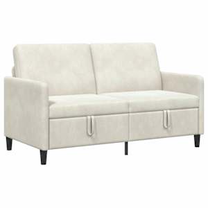 Sofa s úložným prostorem Krémová 152 x 78 x 87 cm Polyester - obrázek 2