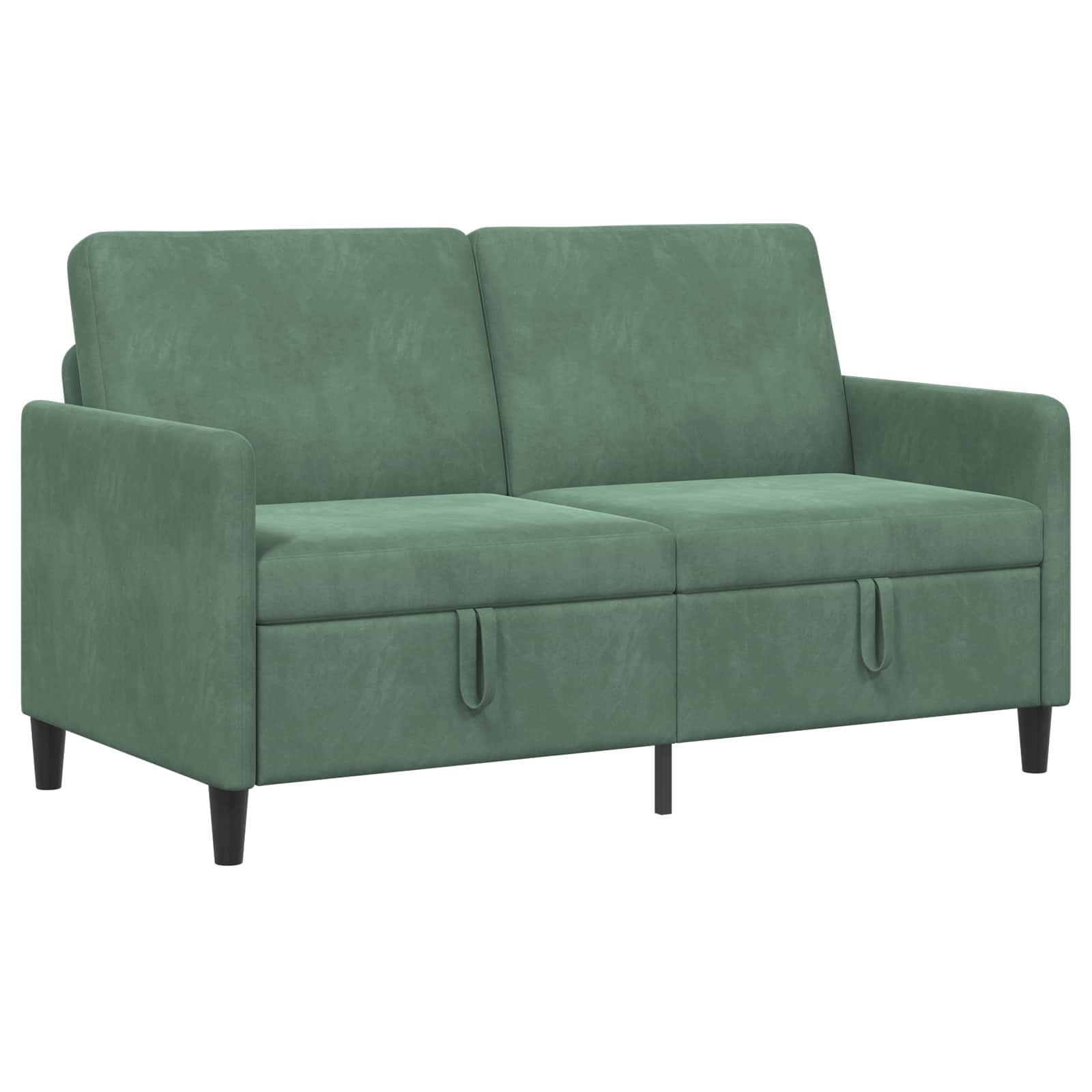 Sofa s shrambo Morsko zelena 152 x 78 x 87 cm Poliester - slika 2