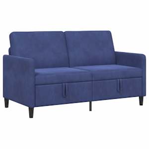 Sofa s úložným prostorem Policová modrá 152 x 78 x 87 cm - obrázek 2