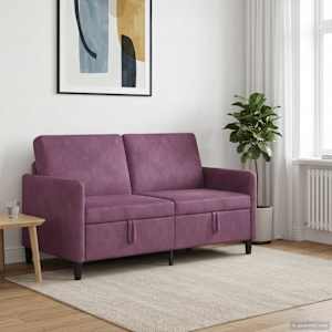 Sofa s shrambo Vijolična 152 x 78 x 87 cm Poliester
