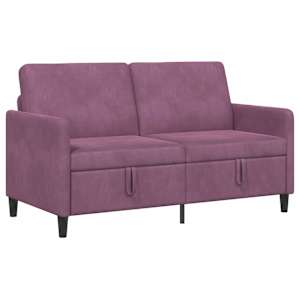 Sofa s úložným prostorem Fialová 152 x 78 x 87 cm Polyester - obrázek 2