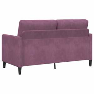 Sofa s úložným prostorem Fialová 152 x 78 x 87 cm Polyester - obrázek 4