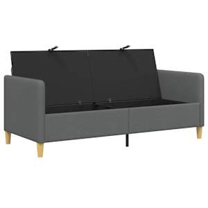 Sofa s úložným prostorem Tmavě šedá 172 x 78 x 87 cm Polyester - obrázek 4